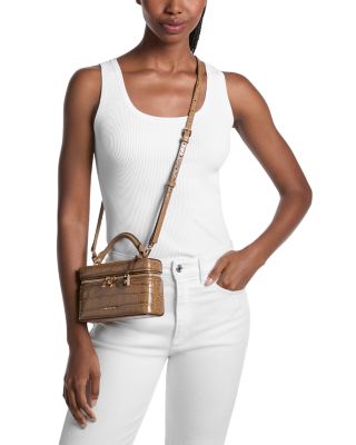 Jana Mini Leather Top Handle Crossbody Bag