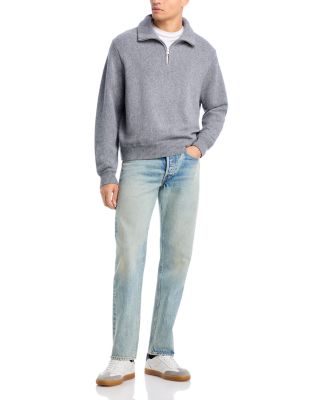 Wool & Cotton Zip Up Sweater