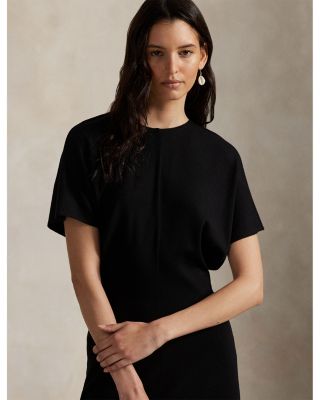 Wool Blend Dolman Dress