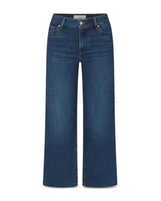 Le Slim High Rise Ankle Crop Palazzo Jeans in Elixir Raw After