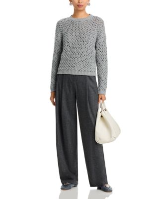 Wool Blend Crewneck Sweater