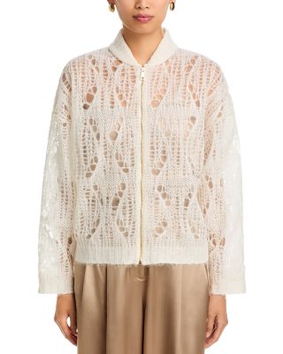 Bomber Cardigan Sweater