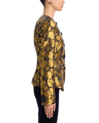 Wanda Metallic Jacquard Blazer