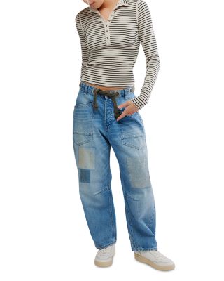 Lake Henley Striped Top