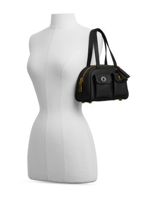 Leather Twin Turnlock Bag 20