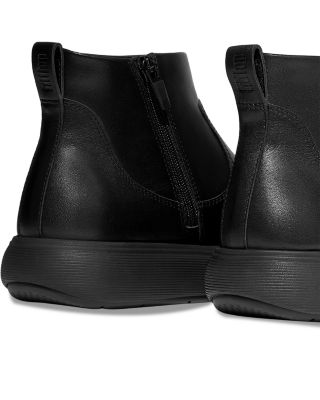 Women's iQ-Comff Leather Zip Ankle Boots
