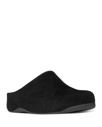 FitFlop Women's Shuv Suede Clogs | Bloomingdale's
