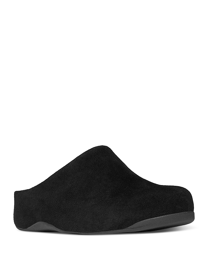 Fitflop Women's Shuv Suede Clogs In Black