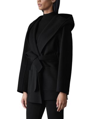 Paya Wool Wrap Coat with Sash Belt