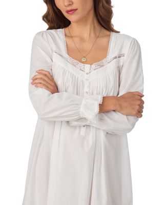 Long Sleeve Cotton Lawn Ballet Nightgown
