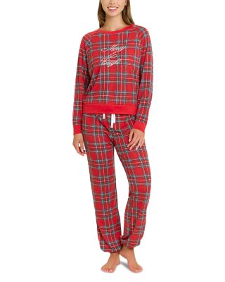 Star Seeker Lounge Set in Santa Plaid