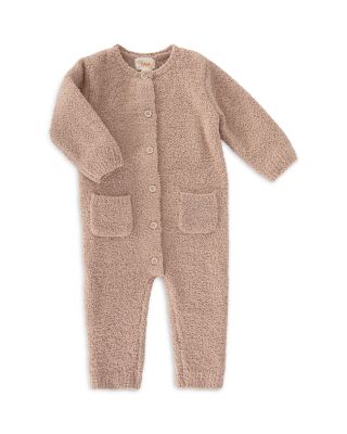 Unisex Fuzzy Long Sleeve Jumpsuit - Baby