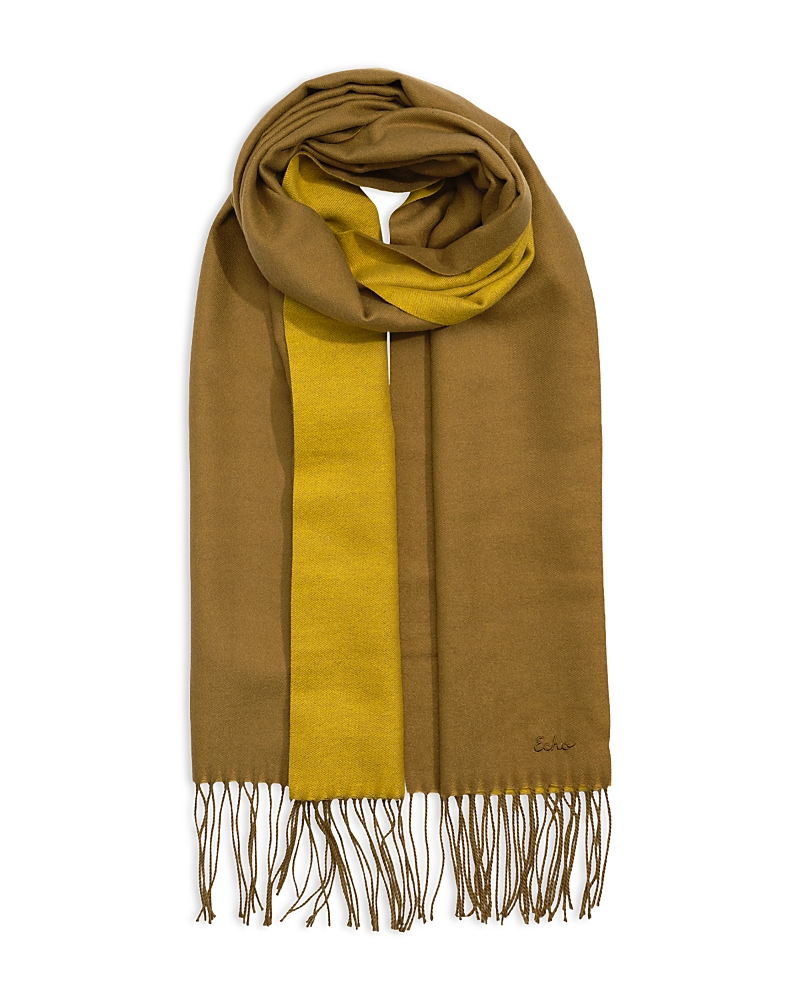 Echo Double Face Scarf In Green