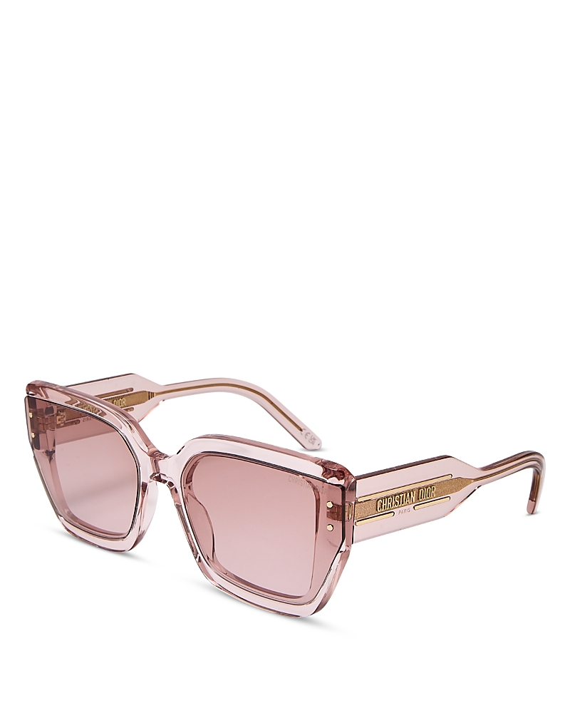 Dior DiorMidnight S1I Square Sunglasses 53mm