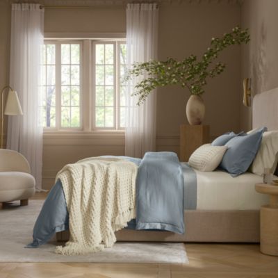 Grand Waffle Merino Wool Lumbar Pillow