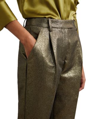Petites Sparkle Tapered Pants