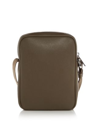 Zair Leather Crossbody Bag