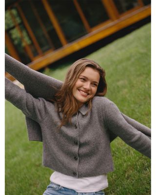 Ellie Collared Knit Cardigan 