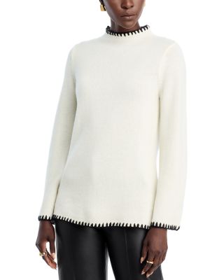 Cashmere Funnel Neck Sweater
