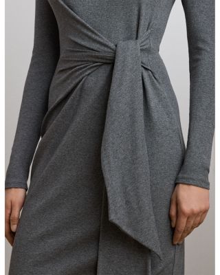 Tie Front Turtleneck Dress - Regular & Petites