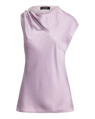 Charmeuse Asymmetrical Blouse