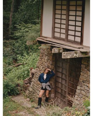  Azra Twill Mini Skirt 