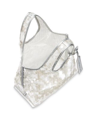 Mini Sequin Mesh Tote Bag