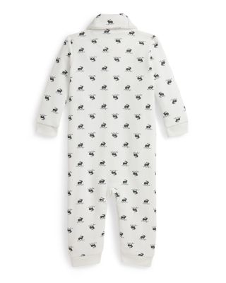 Boys' Elk Print Fleece Coverall - Baby