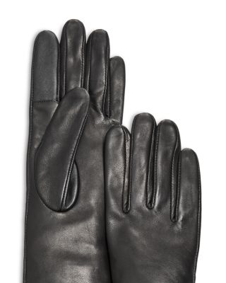 Cashmere Lined Leather Long Gloves - Exclusive
