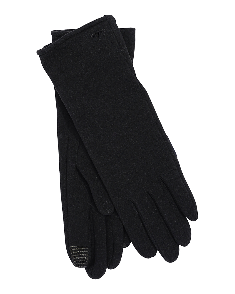 Echo Comfort Stretch Long Touch Glove In Black