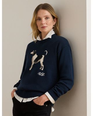 Intarsia Knit Dog Sweater