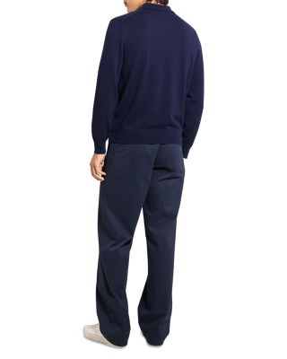 Goris Cashmere Long Sleeve Polo Sweater