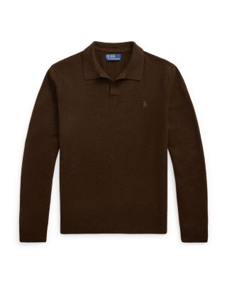 Wool Regular Fit Polo Sweater