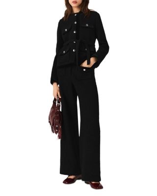 Velvet Belted Jacket