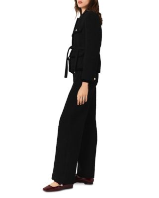 Velvet Belted Jacket