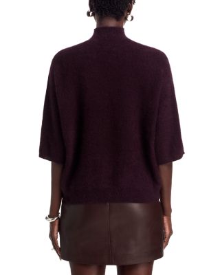 Three Quarter Sleeve Turtleneck Sweater