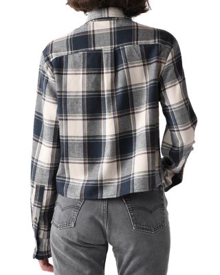 Plaid Bib Front Shirt