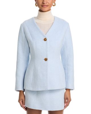 Textured Boiled Wool Jacket