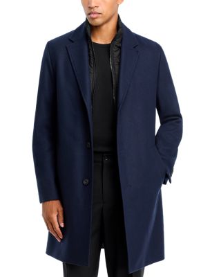 Milogan Extra Slim Fit Topcoat with Zip-Out Bib