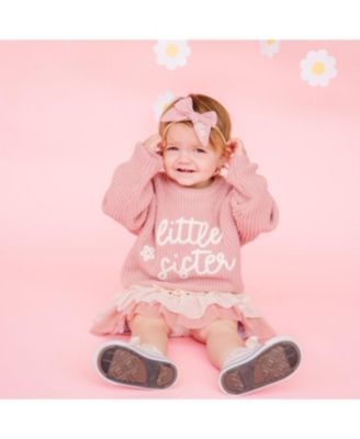 Girls' Little Sister Knit Sweater - Baby, Little Kid