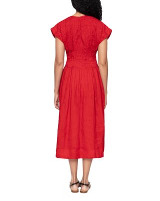 Imogen Solid Midi Dress