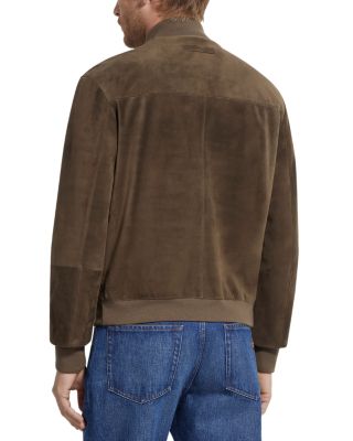 Leather Blouson Jacket