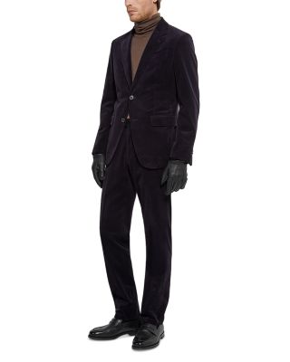 Corduroy Slim Fit Suit Pants