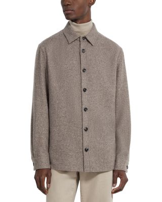 Cashmere & Silk Shirt Jacket