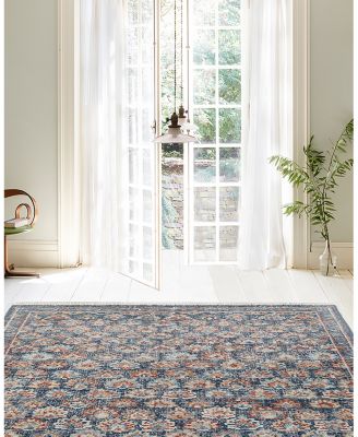 Obeetee Palace Floral Runner Area Rug,2'6"x8'0"
