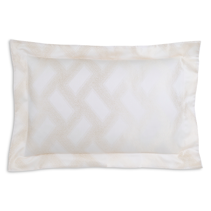 Frette Luxury Bright Dots Jacquard Standard Sham - Exclusive In White