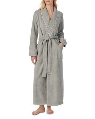 Long Shawl Collar Long Robe