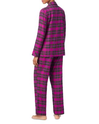 Long Sleeve Notch Collar Pajama Set