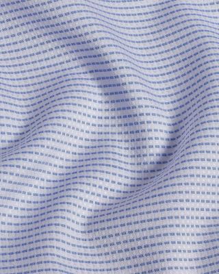 Horizontal Dobby Trim Fit Dress Shirt	