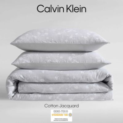 Umbra Floral Cotton Jacquard 3 Piece Comforter Set, King